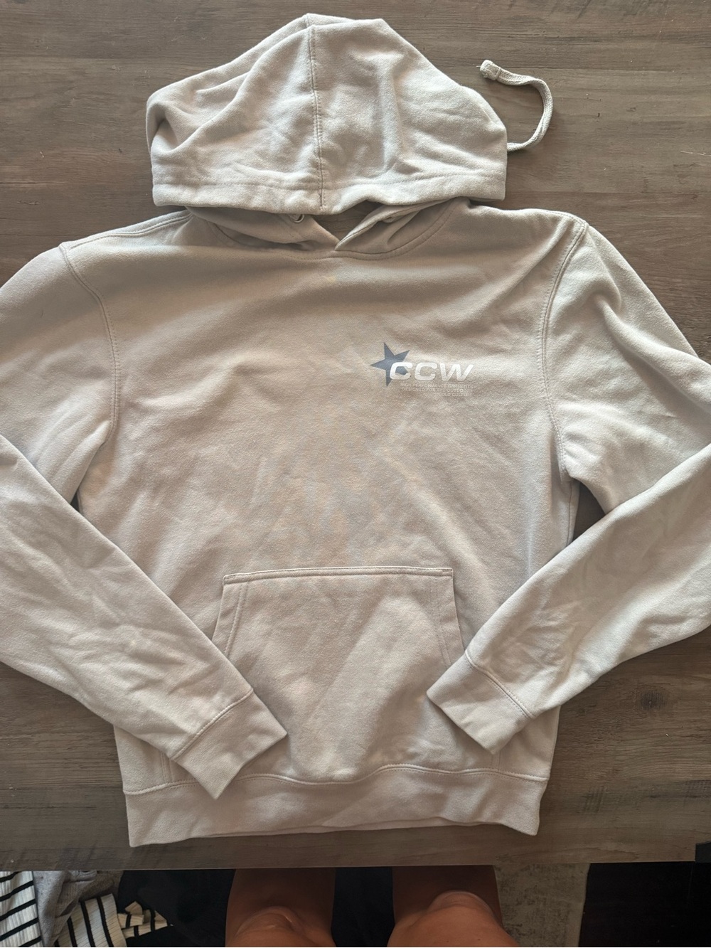 Cold Culture Men’s Light Gray Logo Pullover Hoodie